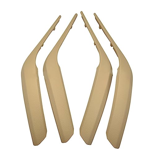 NYSQOJFNF Innentür Innengriff Links Rechts Auto Innentür Griffe Abdeckungen Türen Panel Griff Bar Pull Trim Abdeckung Für X1 E84 2010-2016 51412991775(4pcs Beige) von NYSQOJFNF
