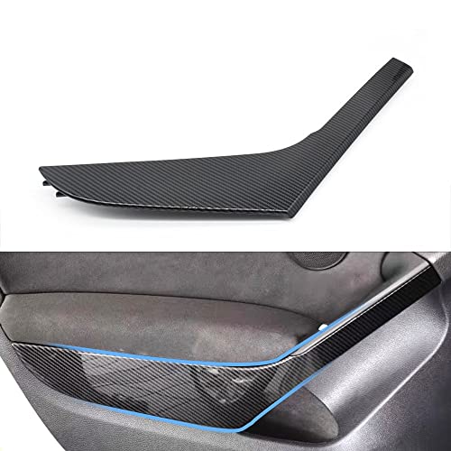 NYSQOJFNF Innentür Innengriff Schwarz Carbon Silber Links Rechts Auto Innen Tür Panel Pull Trim Abdeckung Für VW Für Golf 6 GTI MK6 2009-2014 5K4868039A82V(Carbon Left) von NYSQOJFNF