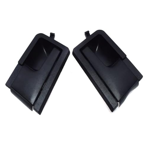 NYSQOJFNF Innentür Innengriff Türinnengriff Innen Grau Vorne Links + Rechts Für VW Transporter Caravelle T4 EuroVan 701837020A(A set black) von NYSQOJFNF
