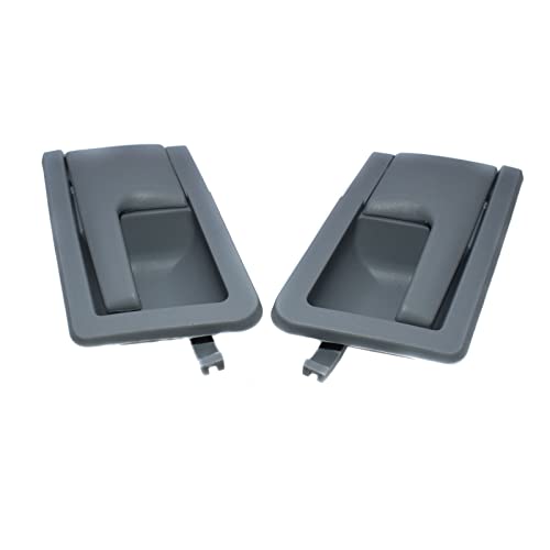 NYSQOJFNF Innentür Innengriff Vorne Links Rechts Innentürgriff Für VW Für EuroVan Für Transporter Für Caravelle T4 1990-2003 12463992 701837019A 701837020A(Front pair grey) von NYSQOJFNF