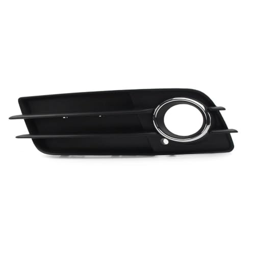 NYSQOJFNF Kühlergrill vorne 1 Stück Auto-Frontstoßstange Links/rechts Nebelscheinwerfer-Kühlergrill-Abdeckung Mit Chromring Für A4 B8 S-Line S4 2008–2012 Nebelscheinwerfergitter(1Pcs Left) von NYSQOJFNF