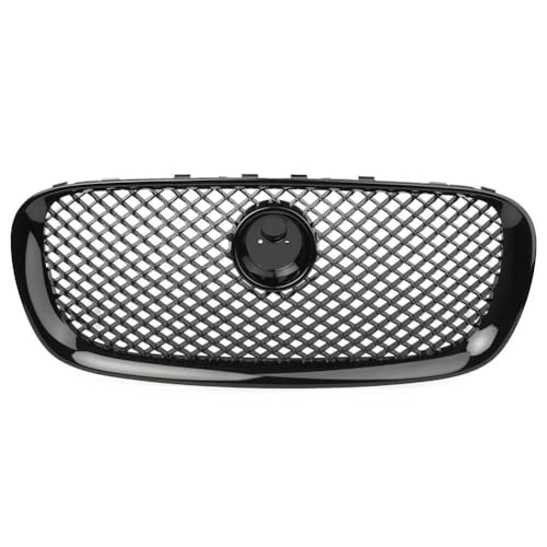 NYSQOJFNF Kühlergrill vorne ABS-Auto-Frontkühler-Obergrill Mit Logo Für Jaguar XF XF 2008 2009 2010 2011 Mesh-Formgrill Mit Emblem Glänzend Schwarz Nebelscheinwerfergitter NYSQOJFNF Kühlergrill vorne ABS-Auto-Frontkühler-Obergrill Mit Logo Für Jaguar XF XF 2008 2009 2010 2011 Mesh-Formgrill Mit Emblem Glänzend Schwarz Nebelscheinwerfergitter von NYSQOJFNF