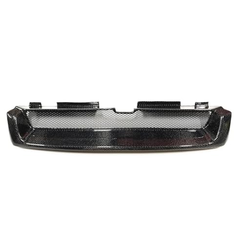 NYSQOJFNF Kühlergrill vorne Frontgrill Grill Für Subaru Für Legacy Outback 1995 1996 1997 1998 1999 Auto Oberen Stoßstange Haube Mesh Grid Nebelscheinwerfergitter(Kohlefaser) von NYSQOJFNF