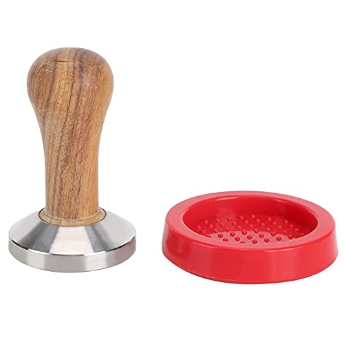 Kaffeepulver Press Hammer Manipulationswerkzeug Edelstahl Holzgriff geeignet für Heimküchenbüro Kaffeeliebhaber Kaffeepulver Press Hammer Manipulationswerkzeug Edelstahl Holzgriff geeignet für Heimküchenbüro Kaffeeliebhaber von NYSUZHOUJI