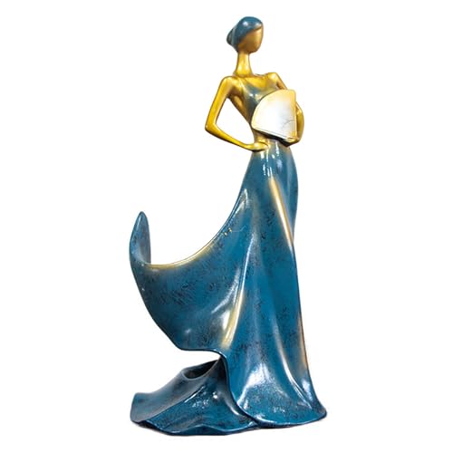 NYSUZHOUJI Schönheit Lady Wine Rack Erfinderische Desktop -Skulptur für Home Decoration Küchenbars Arbeitsplatte (Marine) von NYSUZHOUJI