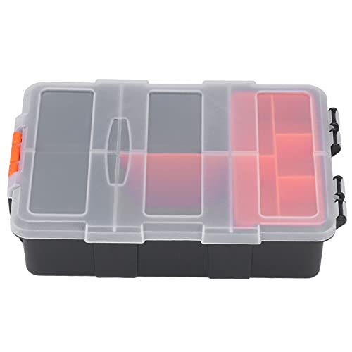 NYSUZHOUJI Teile Box Storage Grid Classification Organizer Doppelschicht mit transparenter Abdeckung für die Instandhaltung zu Hause von NYSUZHOUJI