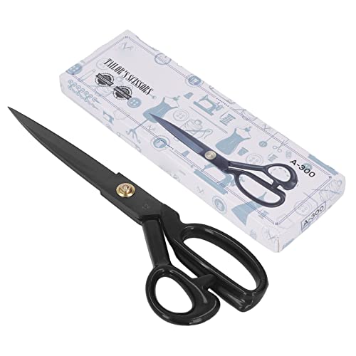 Nähschere, professionell, robust, aus hochmanganhaltigem Stahl, zum Nähen von Stoffen, Leder, 30,5 cm, für Mehrzweck-Szenen Nähschere, professionell, robust, aus hochmanganhaltigem Stahl, zum Nähen von Stoffen, Leder, 30,5 cm, für Mehrzweck-Szenen von NYSUZHOUJI