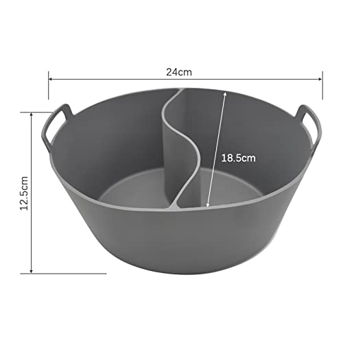 Silikon Slow Cooker Liner wiederverwendbares durchlaufsicheres Geschirrspüler Sicherer Kochscheiben 2pcs für Familienessen (Rot) von NYSUZHOUJI