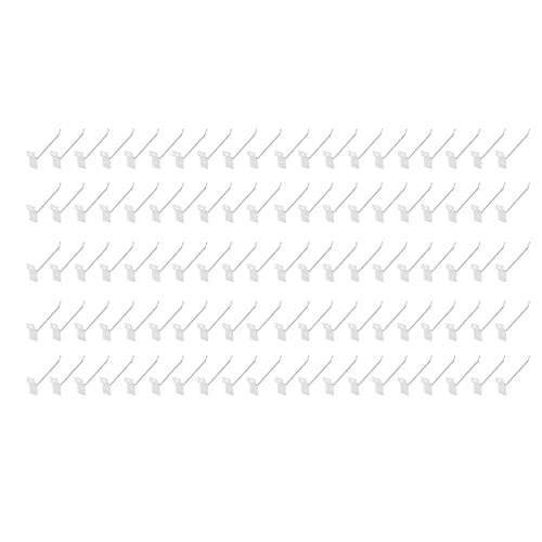 Slatwall -Haken starke robuste Plattenhaken für Einzelhandel Display Silber 50pcs Slatwall -Haken starke robuste Plattenhaken für Einzelhandel Display Silber 50pcs von NYSUZHOUJI