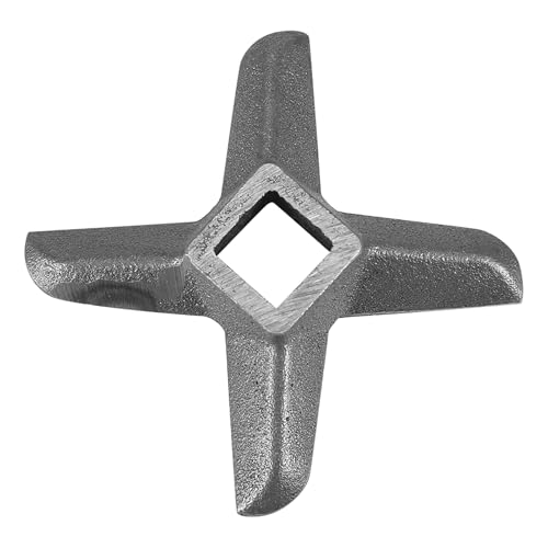 Stahlklinge Mühle Klinge Mincer Cutter Teil Cross professionelle Küchenfutter Fleischschleife für hausgemachte Wurst Bratwurst Kielbasa (Nr. 22) von NYSUZHOUJI
