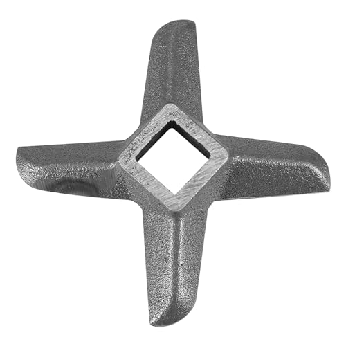 Stahlklinge Mühle Klinge Mincer Cutter Teil Cross professionelle Küchenfutter Fleischschleife für hausgemachte Wurst Bratwurst Kielbasa (Nr. 32) von NYSUZHOUJI