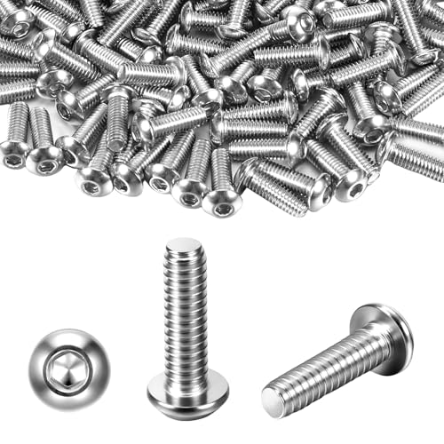 100 Stück M3 Schrauben 10mm 304 Edelstahlschrauben, Linsenkopf M3x10 Schrauben Set, Metrischer Schraube M3 für Möbelmontage, Industriebereich, Fitnessgeräte, Werkzeugmaschinen 100 Stück M3 Schrauben 10mm 304 Edelstahlschrauben, Linsenkopf M3x10 Schrauben Set, Metrischer Schraube M3 für Möbelmontage, Industriebereich, Fitnessgeräte, Werkzeugmaschinen von NYTGAH