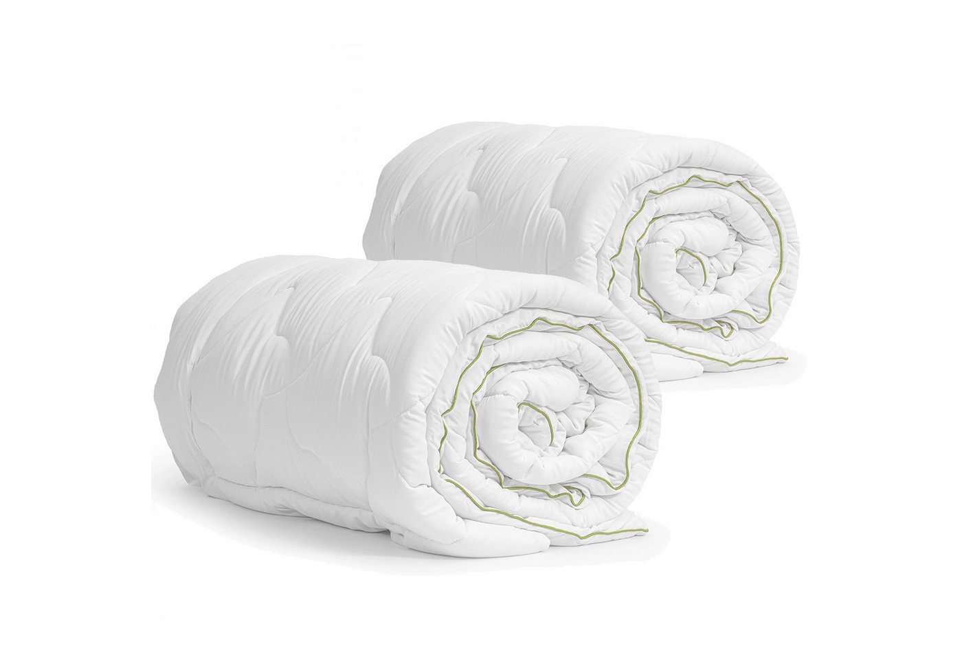 NYVI Einziehdecke Bettdecke DreamScience Bamboo - Steppdecke mit Bambusfasern, Füllung: Gelfaser, Bezug: 50% Bambusfaser 50% Polyester, Hautsympathisch, Atmungsaktiv, Kühlend - Bambus Decke ideal für Sommer von NYVI