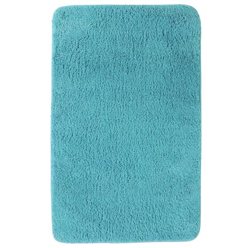 NYVI Badematte NYVISpa Lasalle 60x90 cm Aqua Rechteckig - Badezimmerteppich - rutschfest, Saugfähig, Schnell Trocknend, Fußbodenheizung geeignet, Oeko-TEX, Waschbar, Weich NYVI Badematte NYVISpa Lasalle 60x90 cm Aqua Rechteckig - Badezimmerteppich - rutschfest, Saugfähig, Schnell Trocknend, Fußbodenheizung geeignet, Oeko-TEX, Waschbar, Weich von NYVI