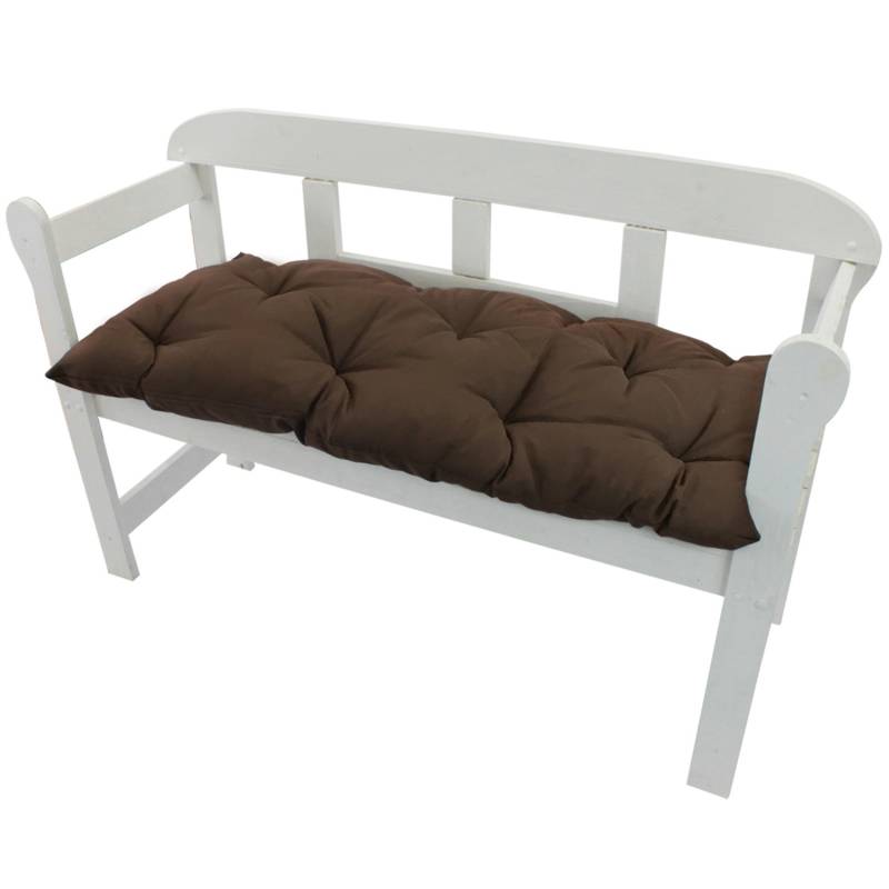NYVI Bankauflage für Gartenbänke 110x45 cm Braun von NYVI