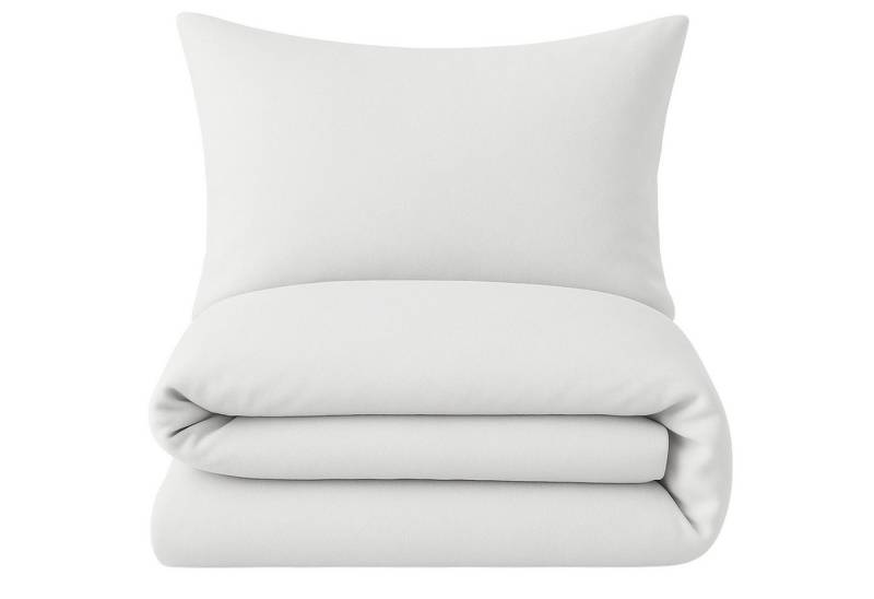 NYVI Bettwäsche Biber Winter Bettwäsche Deluxe mit Reißverschluss, Flauschige Bettgarnitur, 100% Baumwolle, 145g/m², Einlaufschutz NYVI Bettwäsche Biber Winter Bettwäsche Deluxe mit Reißverschluss, Flauschige Bettgarnitur, 100% Baumwolle, 145g/m², Einlaufschutz von NYVI