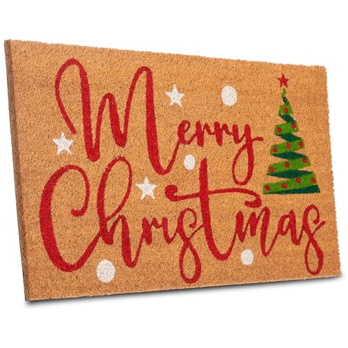 NYVI Fußmatte Christmas - rutschfest, Hygienisch, Leicht zu Reinigen, für Innen und Außen - Fußabtreter Schmutzfangmatte - 40x70 cm Rechteckig - Christmas 3 NYVI Fußmatte Christmas - rutschfest, Hygienisch, Leicht zu Reinigen, für Innen und Außen - Fußabtreter Schmutzfangmatte - 40x70 cm Rechteckig - Christmas 3 von NYVI