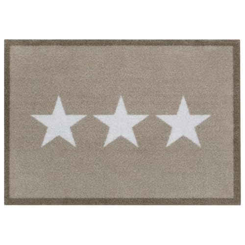 NYVI Fußmatte Deko - Wetterfest, rutschfest, Waschbar, für Innen und Außen - Schmutzfangmatte Türmatte - 67x180 cm Rechteckig - Beige Creme NYVI Fußmatte Deko - Wetterfest, rutschfest, Waschbar, für Innen und Außen - Schmutzfangmatte Türmatte - 67x180 cm Rechteckig - Beige Creme von NYVI