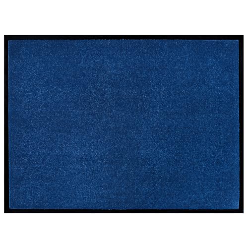 NYVI Fußmatte Unicolored - Pflegeleicht, Strapazierfähig, Anti-Rutsch - Fußabtreter Schmutzfangmatte - 60x80 cm Rechteckig - Navy NYVI Fußmatte Unicolored - Pflegeleicht, Strapazierfähig, Anti-Rutsch - Fußabtreter Schmutzfangmatte - 60x80 cm Rechteckig - Navy von NYVI