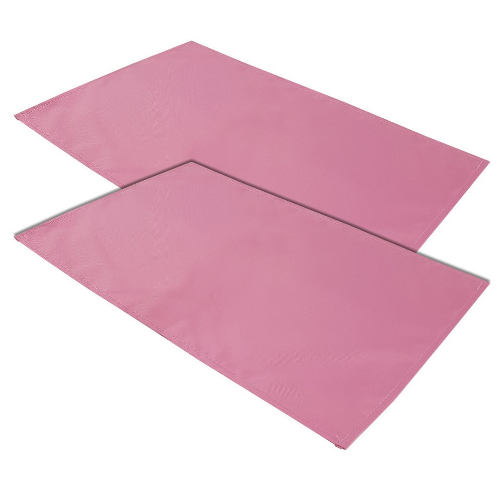 NYVI Gartentischdecke Platzdeckchen SunLounge 2er Pack 30x45 cm Wasserabweisend (1-tlg), Outdoor Tischdecke Gartentischdecke mit Lotuseffekt von NYVI