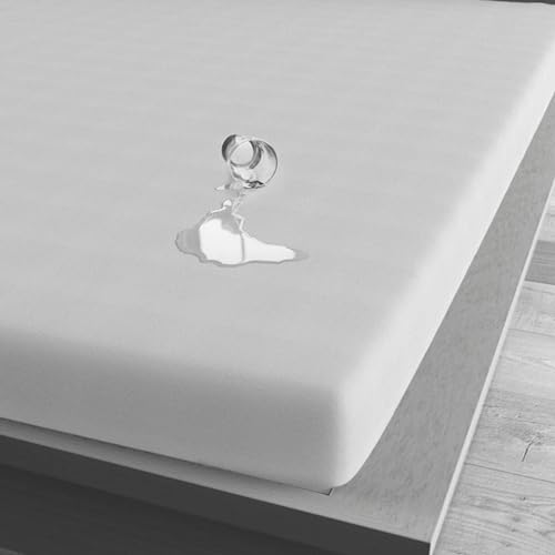 NYVI Inkontinenz Spannbettlaken SafeDream Comfort 140x200 cm Molton Schonbezug für Matratzen - Bettlaken Wasserdicht, bis 60°C waschbar, zuverlässiger Nässeschutz Inkontinenzunterlage NYVI Inkontinenz Spannbettlaken SafeDream Comfort 140x200 cm Molton Schonbezug für Matratzen - Bettlaken Wasserdicht, bis 60°C waschbar, zuverlässiger Nässeschutz Inkontinenzunterlage von NYVI