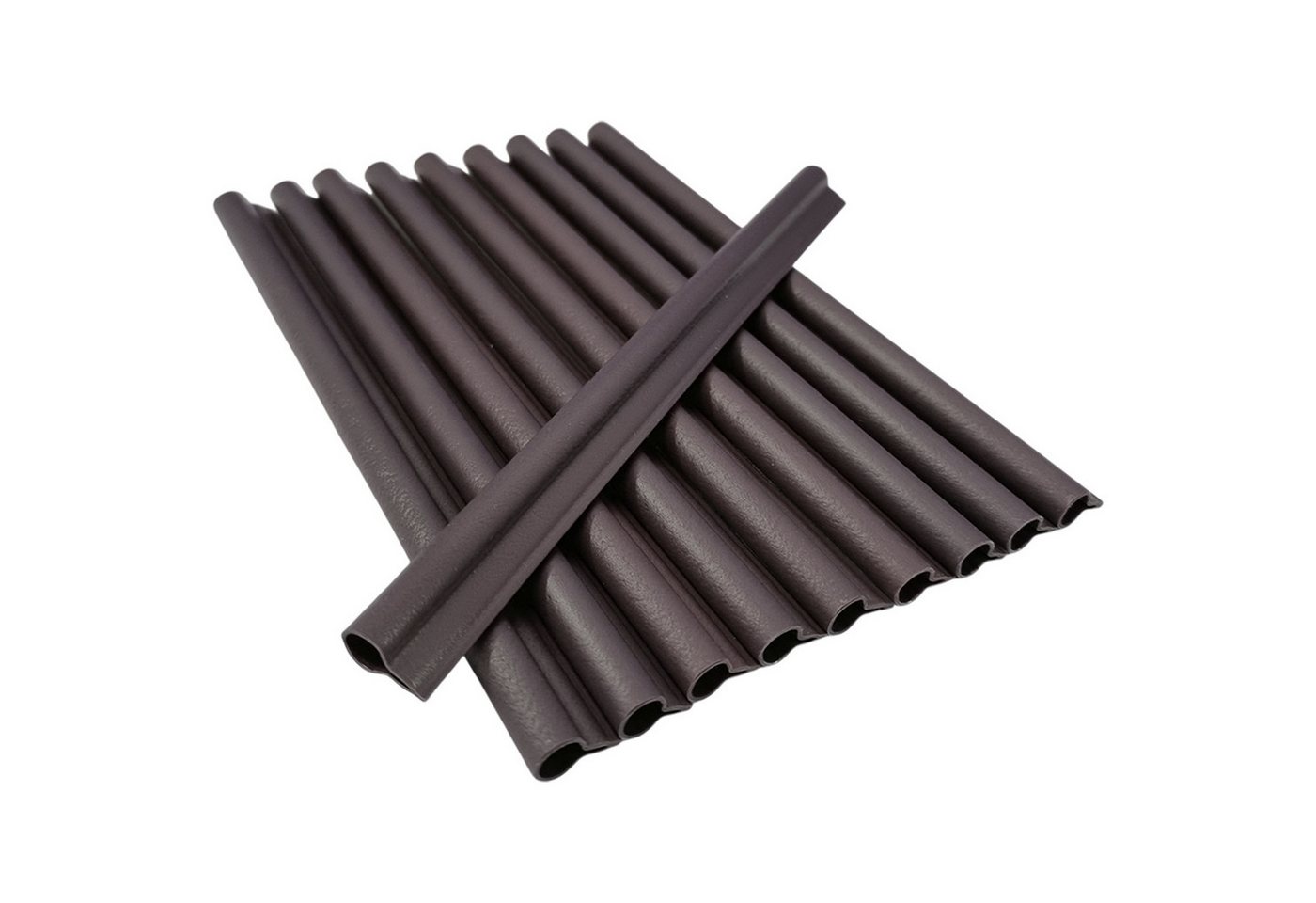 NYVI Sichtschutzstreifen Befestigungsclips für Sichtschutzstreifen - 20 Stück - Garten & Zaun, (20-St), Klemmschiene für Sichtschutz - Länge 19cm Breite 15mm Ø 7,9mm von NYVI