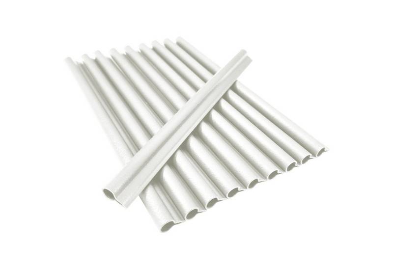 NYVI Sichtschutzstreifen Befestigungsclips für Sichtschutzstreifen - 20 Stück - Garten & Zaun, (20-St), Klemmschiene für Sichtschutz - Länge 19cm Breite 15mm Ø 7,9mm von NYVI