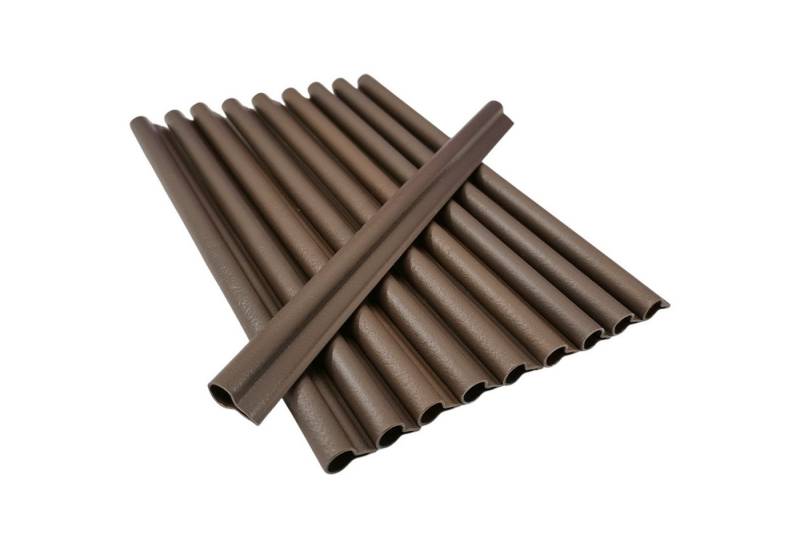 NYVI Sichtschutzstreifen Befestigungsclips für Sichtschutzstreifen - 30 Stück - Garten & Zaun, (30-St), Klemmschiene für Sichtschutz - Länge 19cm Breite 15mm Ø 7,9mm von NYVI