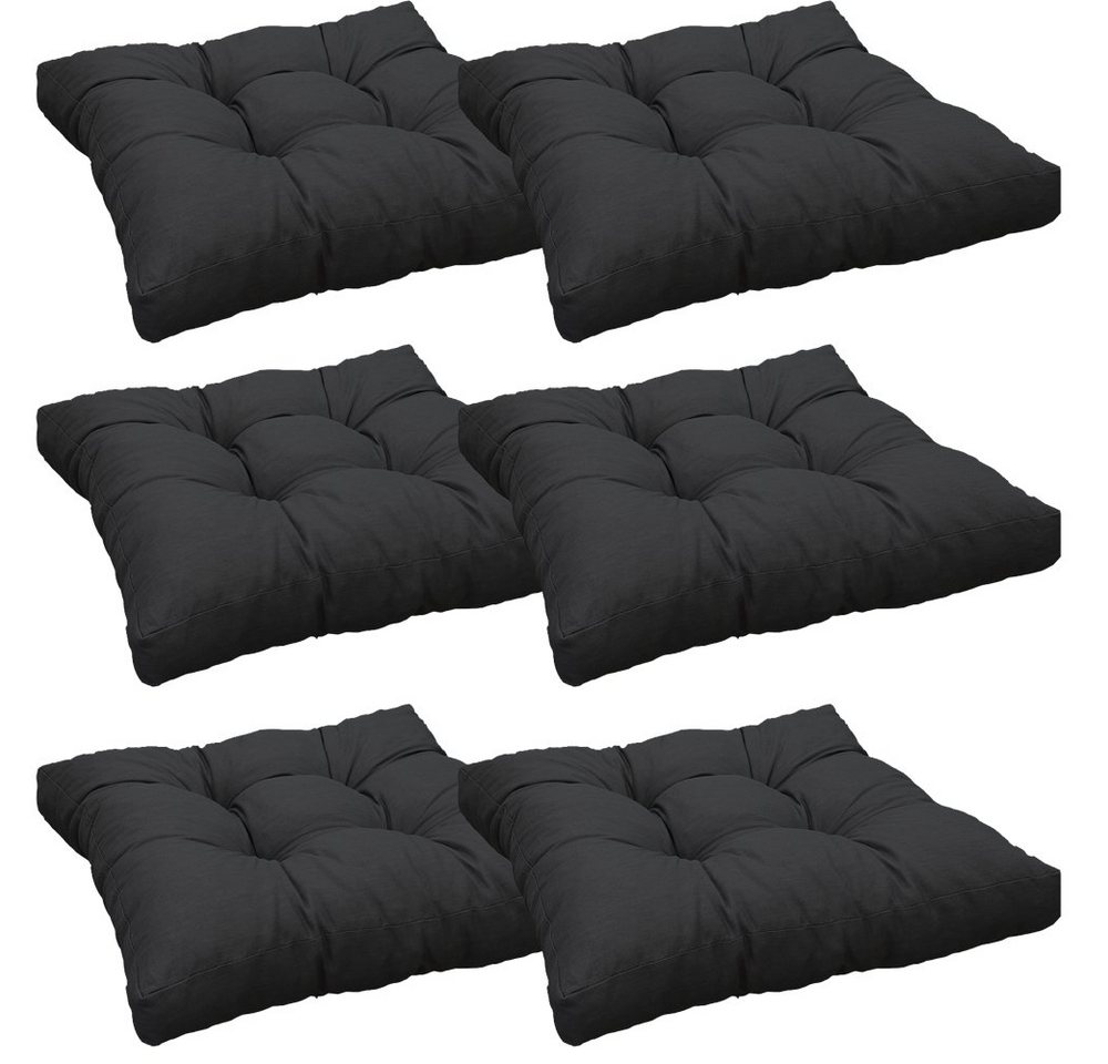 NYVI Sitzkissen Loungekissen SmartLounge - 6x Sitzkissen 50x50 cm, Auflagen für Rattan Gartenmöbel, Indoor & Outdoor, Wasserabweisend NYVI Sitzkissen Loungekissen SmartLounge - 6x Sitzkissen 50x50 cm, Auflagen für Rattan Gartenmöbel, Indoor & Outdoor, Wasserabweisend von NYVI