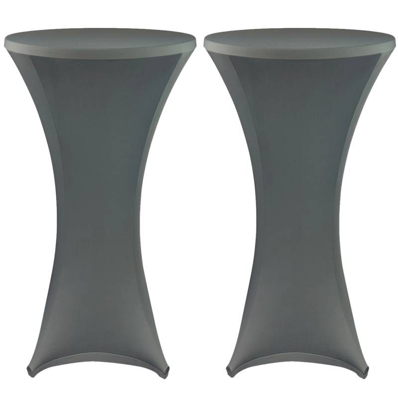 NYVI Stehtischhusse 2er 60-65 x 110-120 cm Anthrazit von NYVI