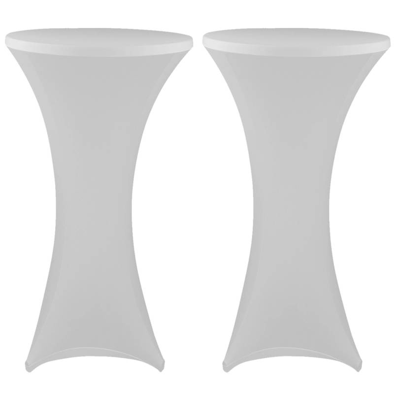 NYVI Stehtischhusse 2er 60-65 x 110-120 cm Weiß von NYVI