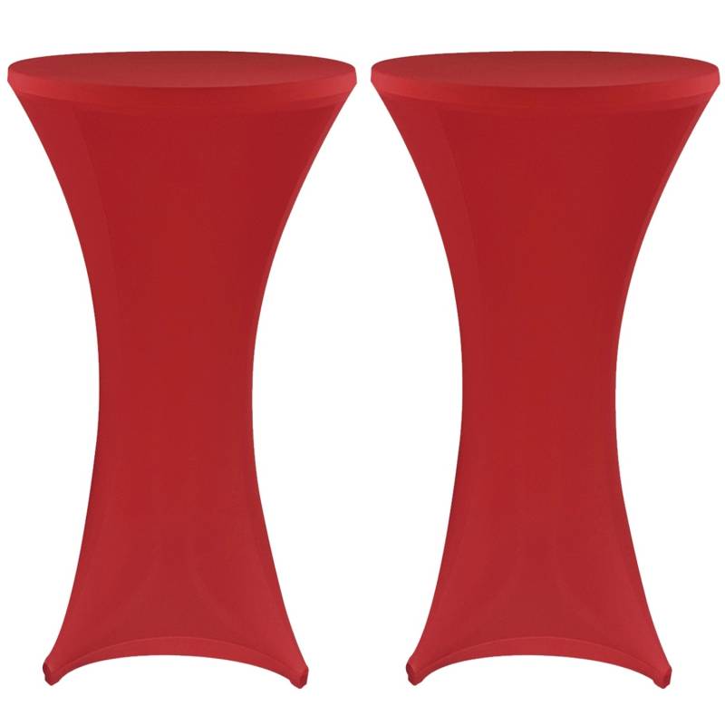 NYVI Stehtischhusse 2er 70-75 x 110-120 cm Rot von NYVI