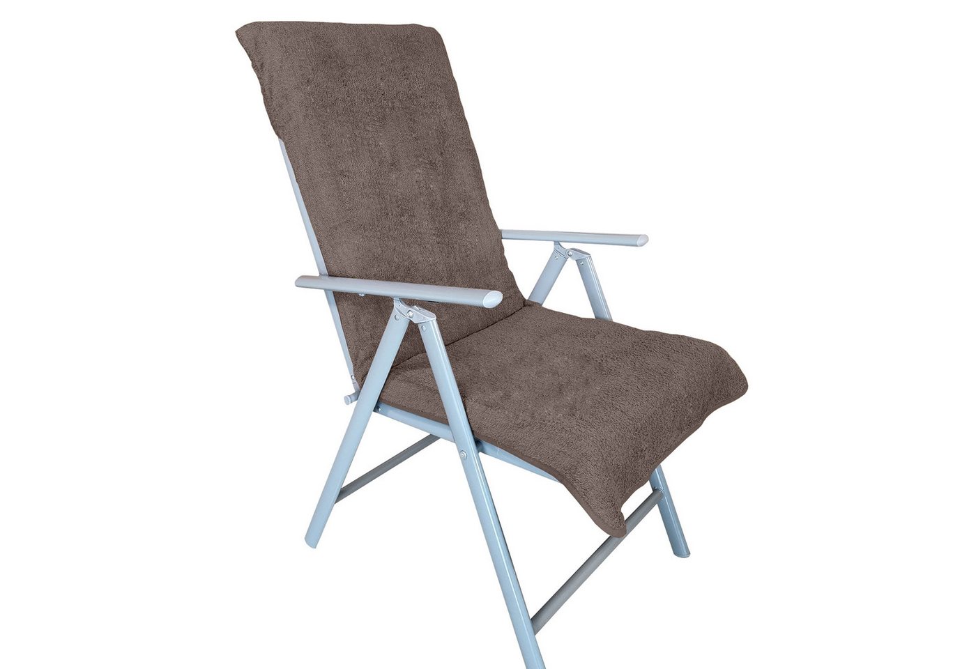 NYVI Strandtuch Frottee Schonbezug für Gartenstuhl NYVISpa 60x130 cm, Frottee, Hygiene Auflage für Hochlehner Gartenstühle von NYVI
