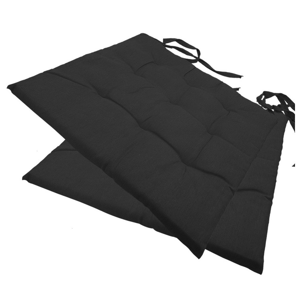 NYVI Stuhlkissen Sitzkissen Nizza 2er Set, Elegante Steppung, robuster Stoff NYVI Stuhlkissen Sitzkissen Nizza 2er Set, Elegante Steppung, robuster Stoff von NYVI