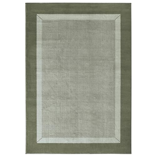 NYVI Teppich Basic - Strapazierfähig, Pflegeleicht, Vielseitig - Wohnteppich Läufer - 160x230 cm Rechteckig - Grün NYVI Teppich Basic - Strapazierfähig, Pflegeleicht, Vielseitig - Wohnteppich Läufer - 160x230 cm Rechteckig - Grün von NYVI