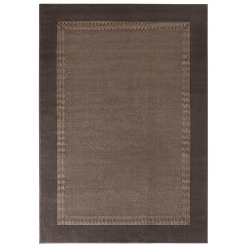 NYVI Teppich Basic - Strapazierfähig, Pflegeleicht, Vielseitig - Wohnteppich Läufer - 200x290 cm Rechteckig - Braun NYVI Teppich Basic - Strapazierfähig, Pflegeleicht, Vielseitig - Wohnteppich Läufer - 200x290 cm Rechteckig - Braun von NYVI