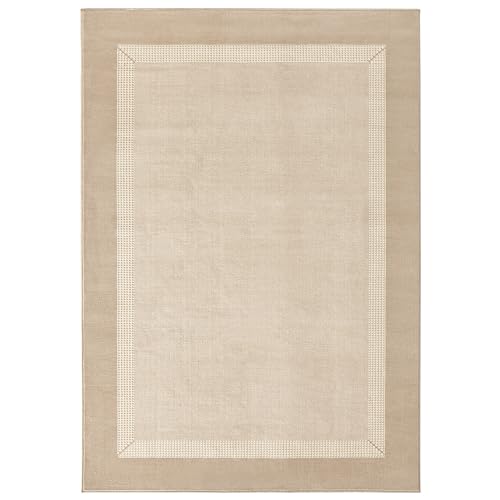 NYVI Teppich Basic - Strapazierfähig, Pflegeleicht, Vielseitig - Wohnteppich Läufer - 80x300 cm Rechteckig - Elfenbein NYVI Teppich Basic - Strapazierfähig, Pflegeleicht, Vielseitig - Wohnteppich Läufer - 80x300 cm Rechteckig - Elfenbein von NYVI