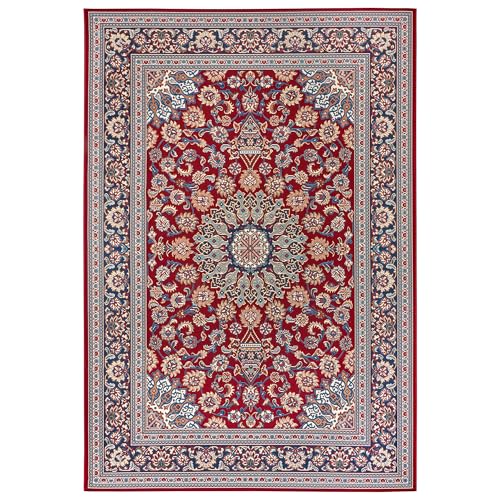 NYVI Teppich Flair - Wetterfest, UV-beständig, für Innen und Außen - Wohnteppich Outdoorteppich - 80x165 cm Rechteckig - Rot Blau Kadi NYVI Teppich Flair - Wetterfest, UV-beständig, für Innen und Außen - Wohnteppich Outdoorteppich - 80x165 cm Rechteckig - Rot Blau Kadi von NYVI
