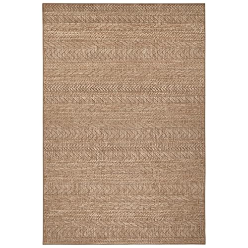NYVI Teppich Forest - Wetterfest, Pflegeleicht, für Innen und Außen - Wohnzimmerteppich Outdoorteppich - 200x290 cm Rechteckig - Beige Braun Granado NYVI Teppich Forest - Wetterfest, Pflegeleicht, für Innen und Außen - Wohnzimmerteppich Outdoorteppich - 200x290 cm Rechteckig - Beige Braun Granado von NYVI