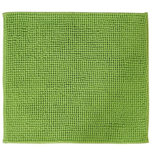 NYVI WC Vorleger NYVISpa Chenille 45x50 cm Grün Ohne Ausschnitt - Badvorleger - rutschfest, Saugfähig, Schnell Trocknend, Fußbodenheizung geeignet, Oeko-TEX, Waschbar, Weich NYVI WC Vorleger NYVISpa Chenille 45x50 cm Grün Ohne Ausschnitt - Badvorleger - rutschfest, Saugfähig, Schnell Trocknend, Fußbodenheizung geeignet, Oeko-TEX, Waschbar, Weich von NYVI
