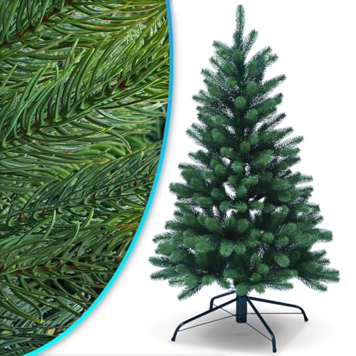 NYVI Weihnachtsbaum Xmas Premium 120 cm - Künstlicher Voll-PE Tannenbaum aus 100% Spritzguss - Täuschend echter Kunstbaum - B1 Schwer Entflammbar - Metallständer - Modularer Aufbau NYVI Weihnachtsbaum Xmas Premium 120 cm - Künstlicher Voll-PE Tannenbaum aus 100% Spritzguss - Täuschend echter Kunstbaum - B1 Schwer Entflammbar - Metallständer - Modularer Aufbau von NYVI