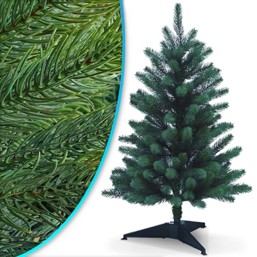 NYVI Weihnachtsbaum Xmas Premium 85 cm - Künstlicher Voll-PE Tannenbaum aus 100% Spritzguss - Täuschend echter Kunstbaum - B1 Schwer Entflammbar - mit Ständer - Modularer Aufbau NYVI Weihnachtsbaum Xmas Premium 85 cm - Künstlicher Voll-PE Tannenbaum aus 100% Spritzguss - Täuschend echter Kunstbaum - B1 Schwer Entflammbar - mit Ständer - Modularer Aufbau von NYVI