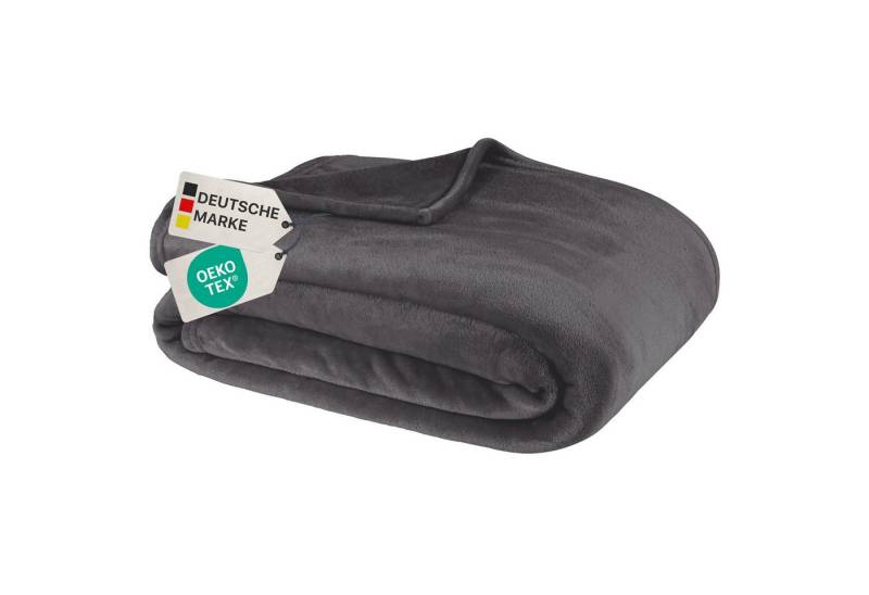 Wohndecke Kuscheldecke Cashmere Touch 150x200 cm Anthrazit Sofadecke, NYVI, Kuschelweiche Wohndecke fürs Sofa, Warm & Weich Wohndecke Kuscheldecke Cashmere Touch 150x200 cm Anthrazit Sofadecke, NYVI, Kuschelweiche Wohndecke fürs Sofa, Warm & Weich von NYVI