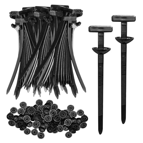 100 Stück Wiederverwendbare Kabelbinder Set Kabelbinder Halter Kabelbinderlang Kabelbinderhalter Cable Ties Set Zip Ties Cable Clips Nylonkabelbinder mit clip 100 Stück Wiederverwendbare Kabelbinder Set Kabelbinder Halter Kabelbinderlang Kabelbinderhalter Cable Ties Set Zip Ties Cable Clips Nylonkabelbinder mit clip von NYZQIW