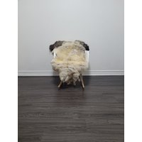 Schaffell Teppich, Weiche Dichte Wolle Seltene Farbe 100% Natürliche #b679 von NYsheepskin