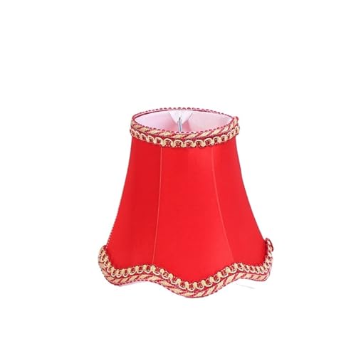NZBZKKNBCP 1 Stücke Europa Retro Lampenschirm Jacquard Stoff Einfarbig Kronleuchter Handgemachte Tuch Lampenschirm Wandleuchte Abdeckung Gehäuse Zubehör Lampenschirm(B) von NZBZKKNBCP