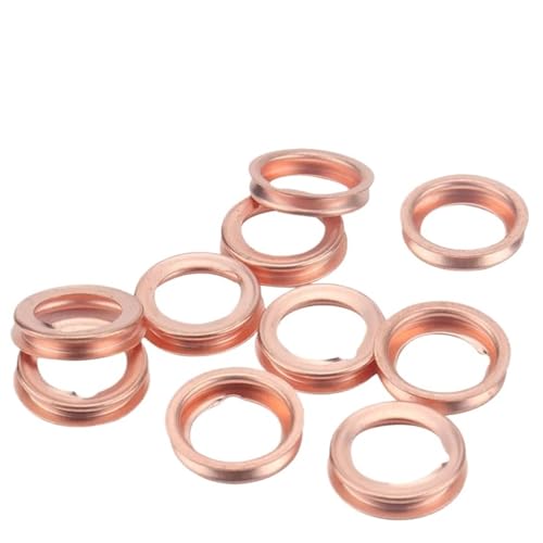 NZBZKKNBCP 10 STÜCKE Metall Ölablassschraube Zerquetschen Waschmaschine Dichtung 11026-01M02 Fit For Nissan Infiniti Automobildichtung von NZBZKKNBCP