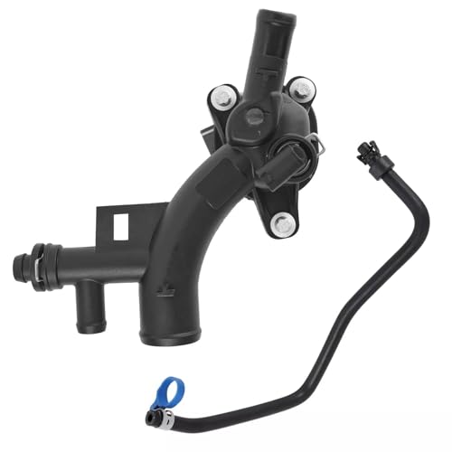 NZBZKKNBCP 25192985 Thermostatgehäuse Wasserpumpenauslass for Rohr Fit for Opel Astra J Adam Corsa D Meriva B A14XEL A14XER 1338022 55562048 Heizkörperkomponenten(1 Set) von NZBZKKNBCP