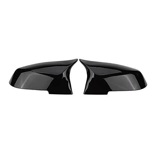 NZBZKKNBCP Glanzschwarz-Side-Spiegel-Abdeckkappe Rückseite -m4-Stil-Fit for BMW F20 F21 F87 M2 F23 F30 F36 X1 E84 Spiegel und Deckel(Bright Black) von NZBZKKNBCP