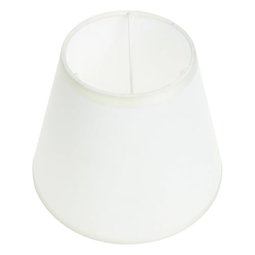 NZBZKKNBCP Lampenschirm Retro Dekor Trommelschirme for Bodendecke Schreibtisch Stoff Kronleuchter Home Kindertisch Lampenschirm(Wit) von NZBZKKNBCP
